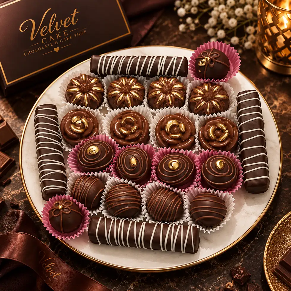 شکلات خرمایی VELVET