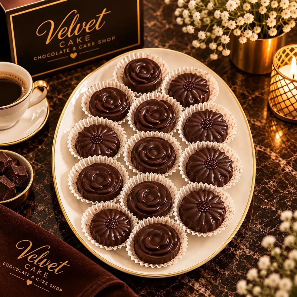شکلات مغز دار VELVET