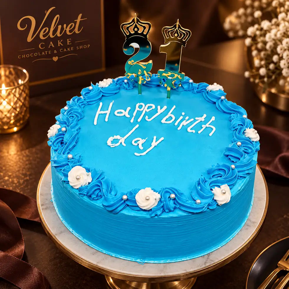 کیک تولد VELVET شماره 1