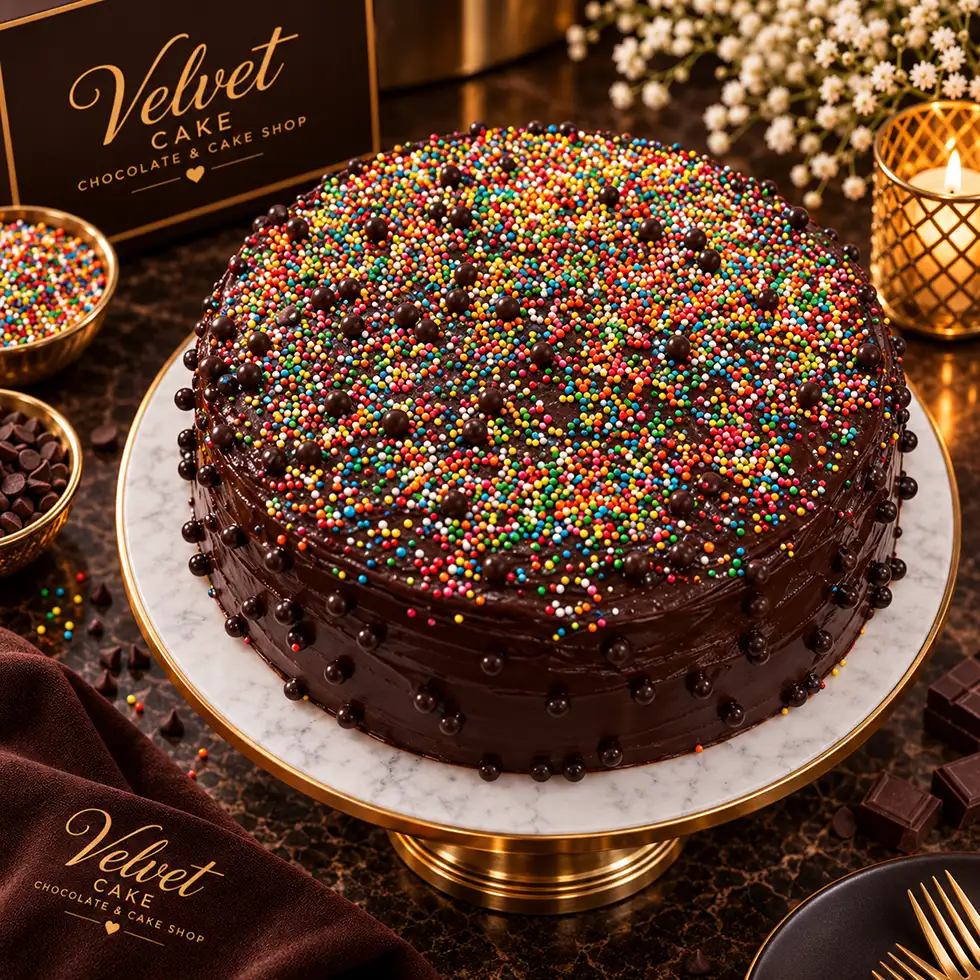 کیک شکلاتی VELVET شماره 1
